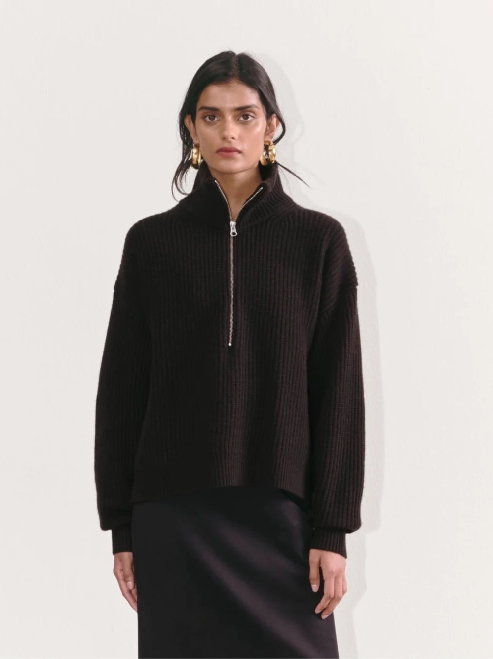 Everlane HALF-ZIP SWEATER IN LUXE MERINO